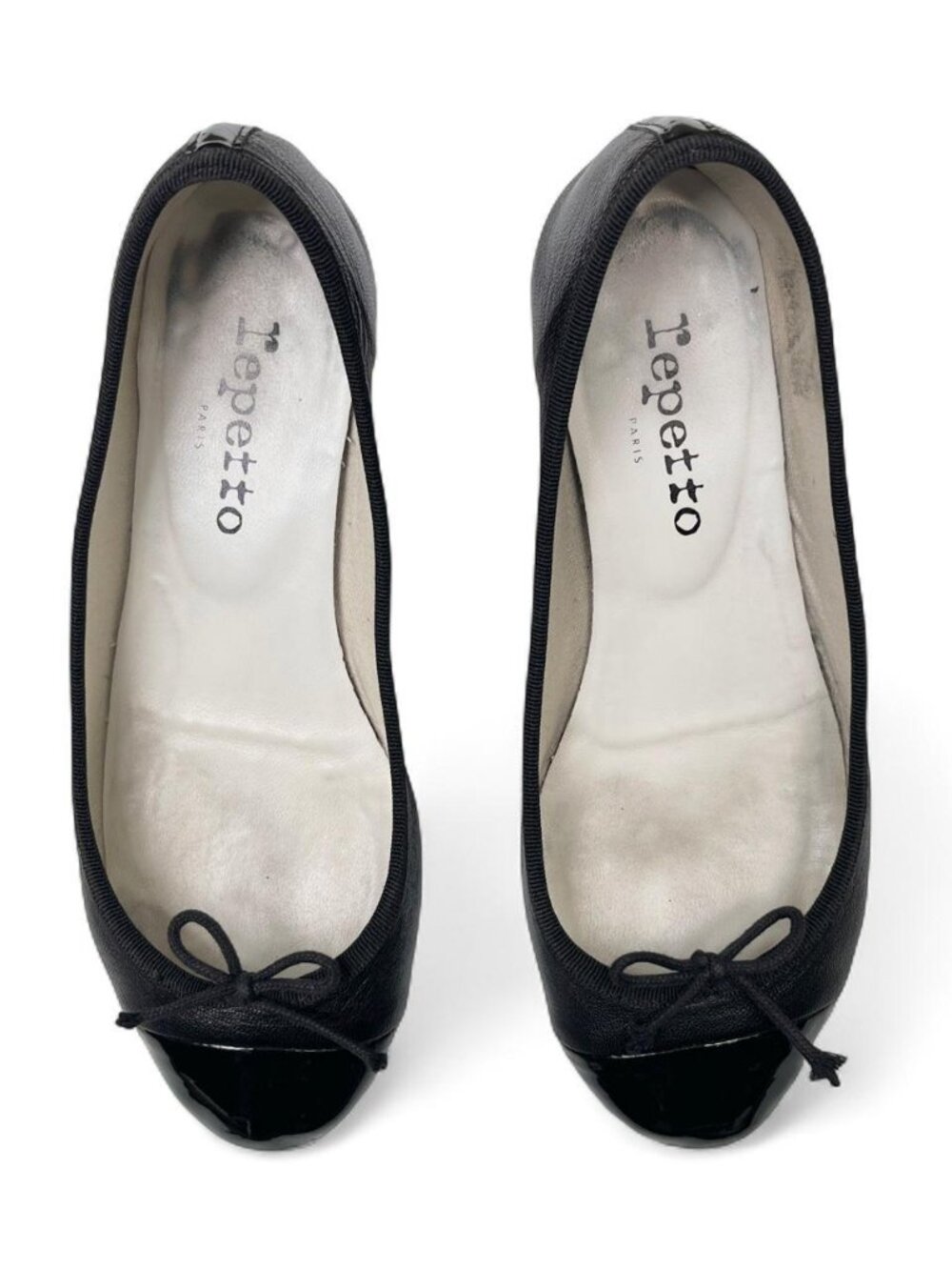 Repetto Camille Alba Leather Heels in Noir - Size 37.5 EU/6.5 US